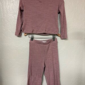 $18 ADD ON little co. ribbed matching set 4Y Zara Hanna Andersson Mini Boden